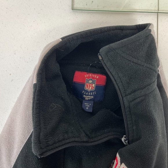 Reebok New England Patriots Gridiron Classic Fleece Jacket NFL Team Exclusvie M - Picture 5 of 5